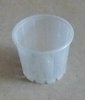 Dome Squat Pot -  80 x 65 mm Clear