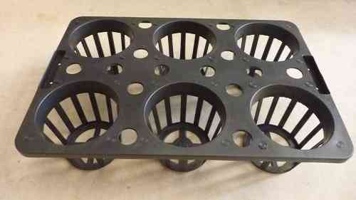 Tray - 130mm Pot- 6 Hole