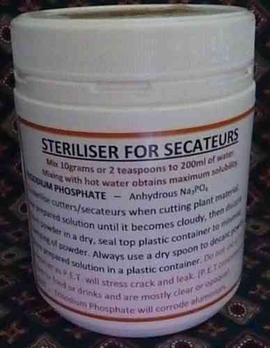 Steriliser - for Pruners