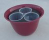 Display Pot - Red - 5 piece - 347 x 210mm