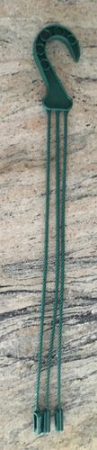 Hanger, Plastic, 600 mm, 3 leg, Green